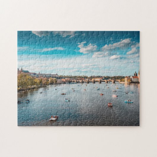 チェコ共和国プラハ市シャルル橋 ジグソーパズル (横)