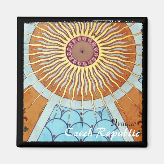 チェコ共和国プラハ建築（マグネット） マグネット (正面)