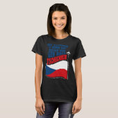 チェコ共和国ライオンプラハビアチェコ Tシャツ (正面フル)