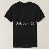 チェコ共和国伝統GreのジャクセマスTシャツ Tシャツ (デザイン正面)