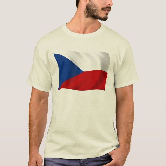 チェコ共和国旗シャツ Tシャツ (正面)