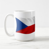 チェコ共和国旗マグカップ コーヒーマグカップ (左)
