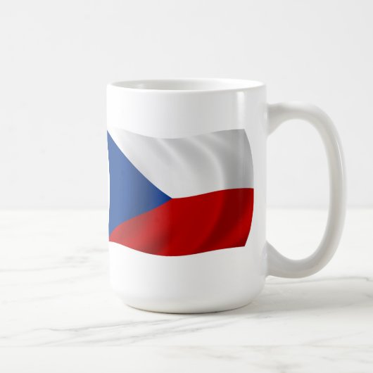 チェコ共和国旗マグカップ コーヒーマグカップ (右)