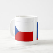 チェコ共和国旗 コーヒーマグカップ (正面左)