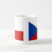 チェコ共和国旗 コーヒーマグカップ (中央)