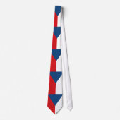 チェコ共和国旗 ネクタイ (正面)