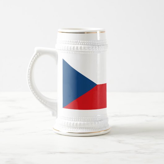 チェコ共和国旗 ビールジョッキ (左)