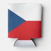 チェコ共和国旗 缶クーラー (正面)