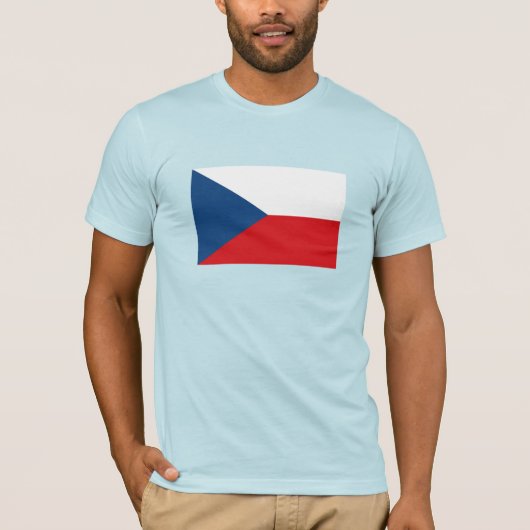 チェコ共和国旗 Tシャツ (正面)