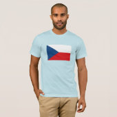 チェコ共和国旗 Tシャツ (正面フル)