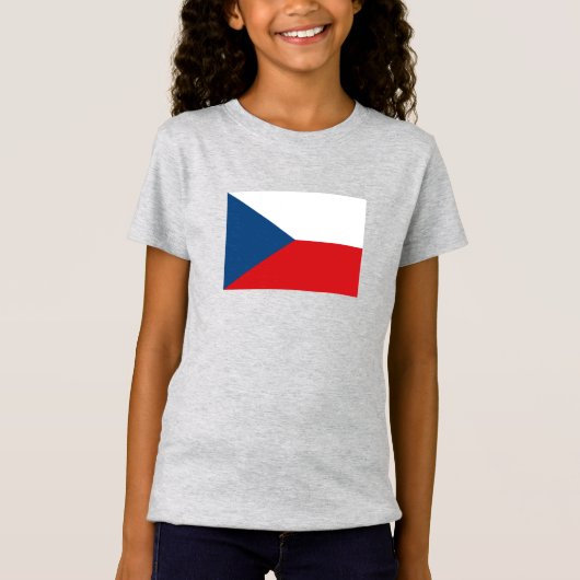 チェコ共和国旗 Tシャツ (正面)