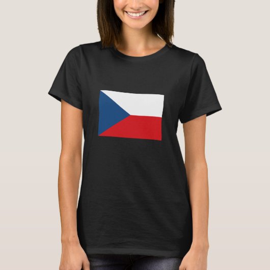 チェコ共和国旗 Tシャツ (正面)