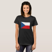 チェコ共和国旗 Tシャツ (正面フル)