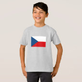 チェコ共和国旗 Tシャツ (正面フル)