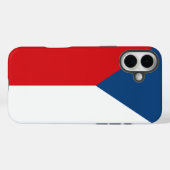 チェコ共和国旗Apple iPhone 16 Plus Mate Case-Mate iPhoneケース (裏面 (横))