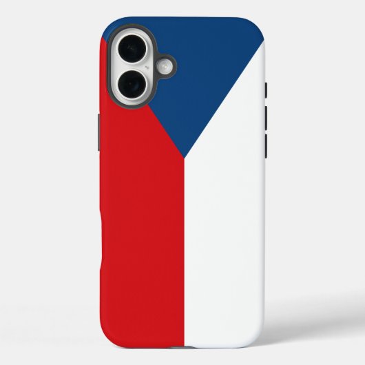 チェコ共和国旗Apple iPhone 16 Plus Mate Case-Mate iPhoneケース (裏面)