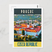 チェコ共和国観光ポスター ポストカード (正面/裏面)