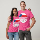チェコ共和国 アイスホッケー 国旗 応援ジャージ サポーター Fa Tシャツ (ユニセックス)
