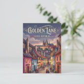 チェコ共和国 ゴールデン・レーン ポストカード (スタンド正面)