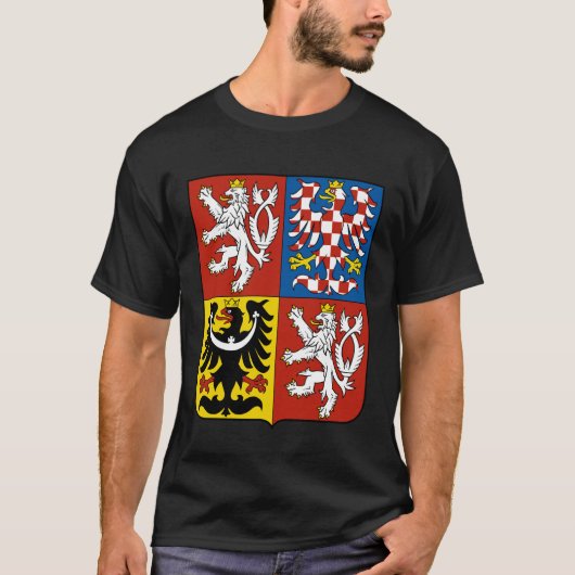 チェコ共和国 フラグ お土産 プラハ プラハ Tシャツ (正面)