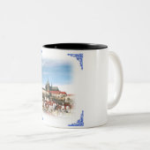 チェコ共和国-プラハとキャッスルマグ ツートーンマグカップ (正面右)