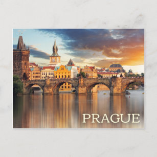 チェコ共和国，プラハガキ ポストカード