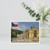 チェコ共和国 - マリアンスケ・ラズネ - ポストカード (スタンド正面)