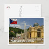 チェコ共和国 - マリアンスケ・ラズネ - ポストカード (正面/裏面)