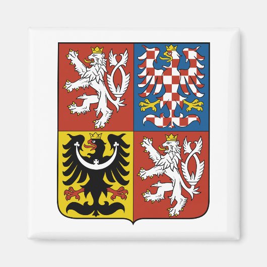 チェコ共和国 国章 マグネット (正面)
