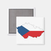 チェコ共和国CZ マグネット (正面/裏面)