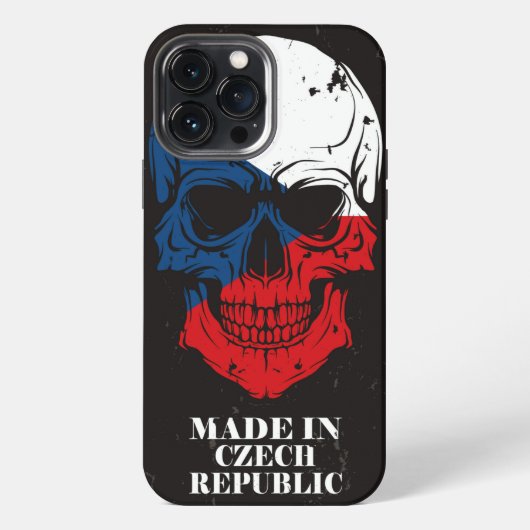 チェコ共和国iPhone製 |チェコ語iPhone iPhoneケース (裏面)
