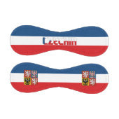 チェコ国旗とコート・オブ・アームズ 野球ボール (パネル)