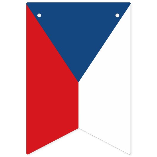 チェコ国旗とパーティーチェコ共和国のバナー結婚/s バンティングフラッグ (第2の旗)