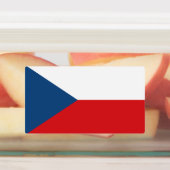 チェコ国旗のある愛国的なラベル ラベル (貼付)