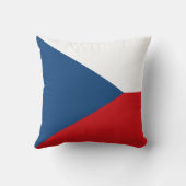 チェコ国旗のアメリカのモジョ・ピロー クッション (裏面)