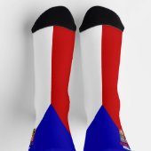 チェコ国旗のコート ソックス (上部)