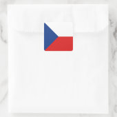 チェコ国旗のシール スクエアシール (バッグ)