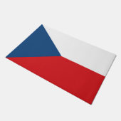 チェコ国旗のドアマット ドアマット (アングル)