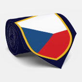 チェコ国旗のネクタイ ネクタイ (ロール)