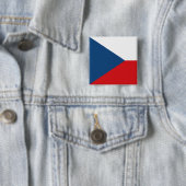 チェコ国旗のボタン 缶バッジ (インサイチュ)