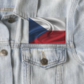 チェコ国旗のボタン 缶バッジ (インサイチュ)