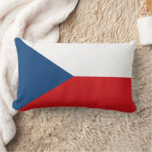 チェコ国旗の枕 ランバークッション (ブランケット)