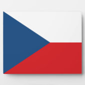 チェコ国旗の額 フォトプラーク (正面)
