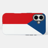 チェコ国旗のApple iPhone 16 Case-Mate iPhoneケース (裏面 (横))