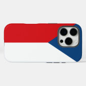 チェコ国旗のApple iPhone 16 Pro Case-Mate iPhoneケース (裏面 (横))