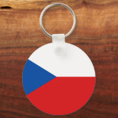 チェコ国旗のTシャツとギフト キーホルダー (正面)