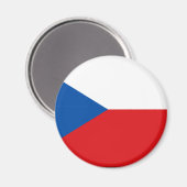 チェコ国旗のTシャツとギフト マグネット (正面/裏面)