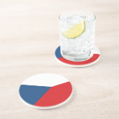 チェコ国旗を掲げたコースター コースター (側面)