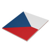 チェコ国旗を掲げたタイル タイル (側面)