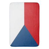 チェコ国旗を掲げた大浴場 バスマット (正面縦)